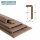 Winkelleiste W45 - Bergeiche (L 2,70 m, 45 x 22 mm, Stärke 6 mm)