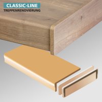 Trittstufenkappe dekorgleich - Nordic Eiche,  Gerade...