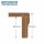 CLASSIC-LINE Einzelstufen 100 x 30,5 cm - Dekor: Eiche (Stil-VK)